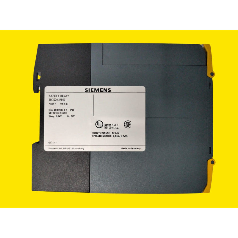 Siemens 3sk1220-2ab40 Relé De Seguridad