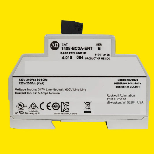 Monitor De Energía Allen-bradley 1408-bc3a-ent Powermonitor