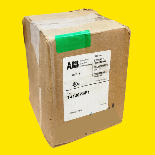 Abb T4100psf1 Transformador Seco 100 Va 240/480-115/24 Negro