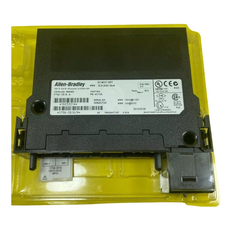 Allen-bradley  1756-ib16 Controllogix Módulo De Entrada 16pt