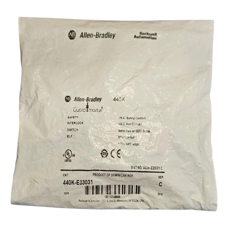 440k-e33031 Allen-bradley Guardmaster Safety Switch.
