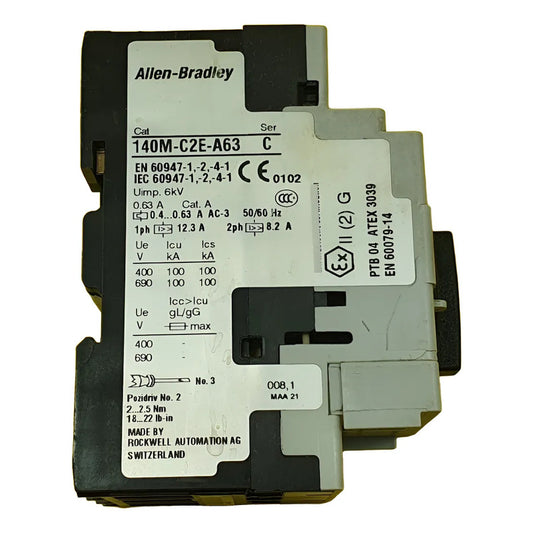 Allen-bradley 140m-c2e-a63 Guardamotor 50hz-60hz