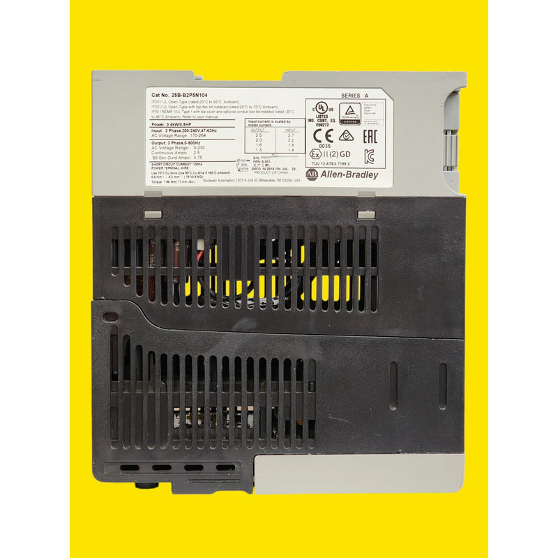 Variador De Frecuencia Allen-bradley 25b-b2p5n104 Powerflex