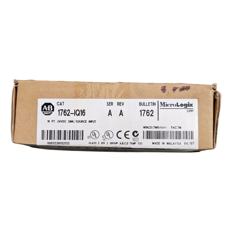 Allen Bradley Módulo 1762-iq16 Plc Micrologix Modulo