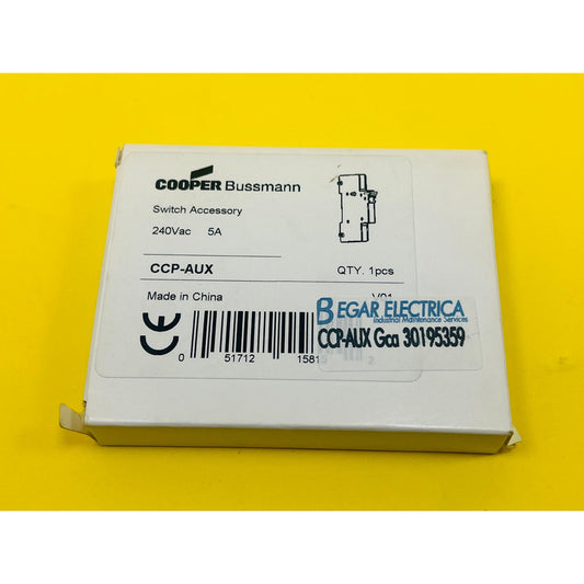 Accesorio De Interruptor Auxiliar Cooper Bussmann Ccp-aux -
