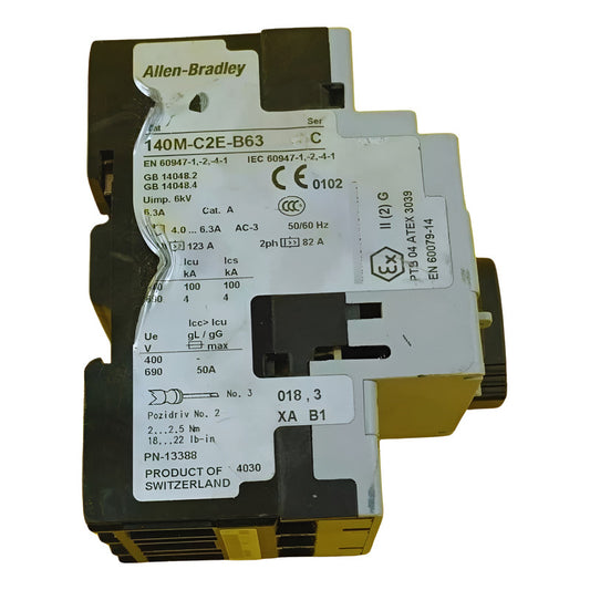Allen-bradley 140m-c2e-b63 Guarda Motor Ab 50hz-60hz