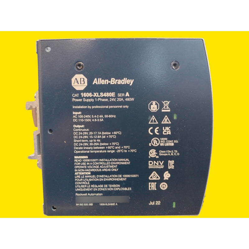 Allen-bradley 1606-xls480e Fuente De Alimentación, 24-28vdc