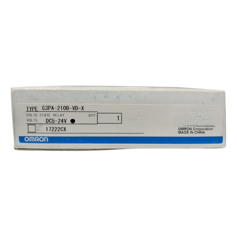 Omron G3pa-210b-vd-x Rele De Estado Solido
