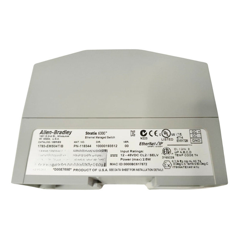 Switch Gestionado Allen-bradley 1783-ems04t