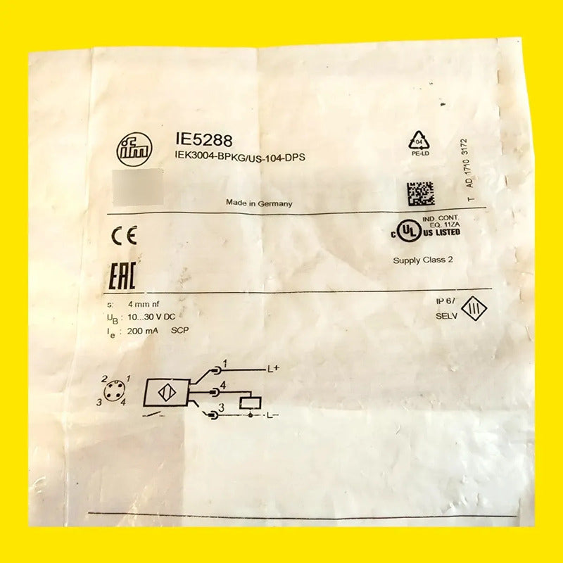 Ifm Ie5288 Sensor Industrial Para Automatización