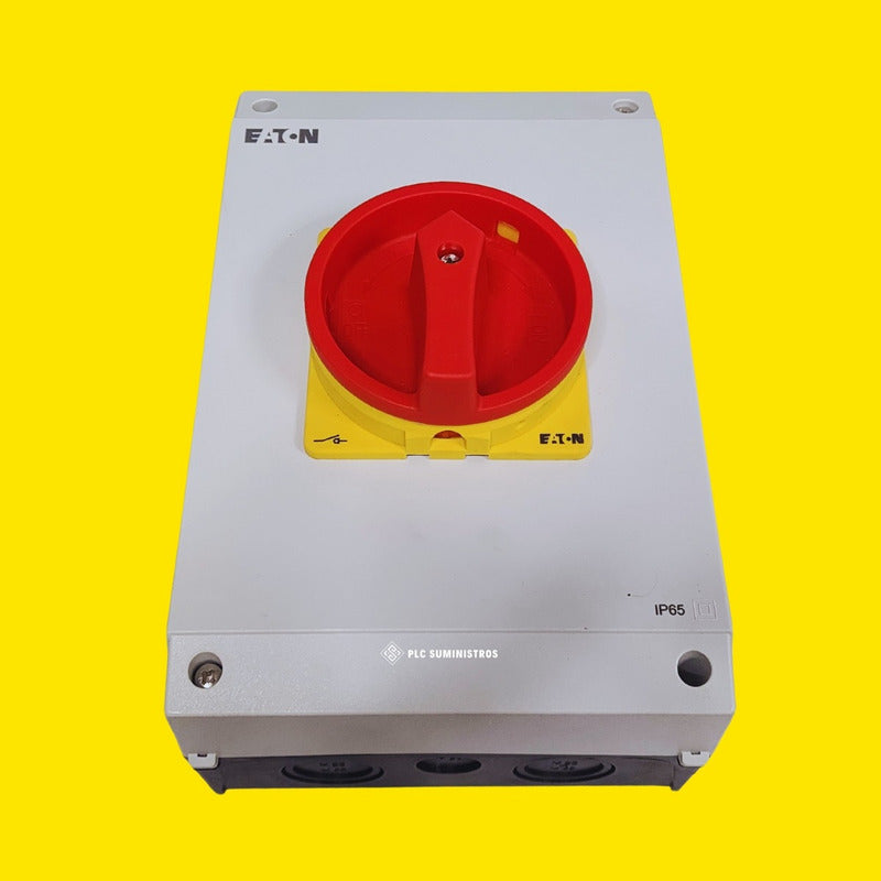 Eaton P3-63/i4/svb | Interruptor Seccionador 63a 3p Ip65 Rojo -amarillo