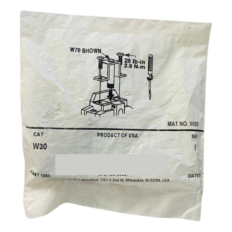 Allen Bradley W30 Elemento Calefactor Del Relé De Sobrecarga