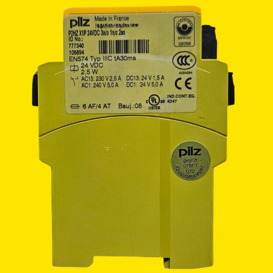 Pilz P2hz X1p 777340 24vdc 3n/o 1n/c 2s0