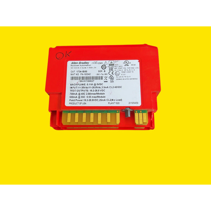Allen-bradley 1734-ib8s Módulo D Entrada Seguridad*