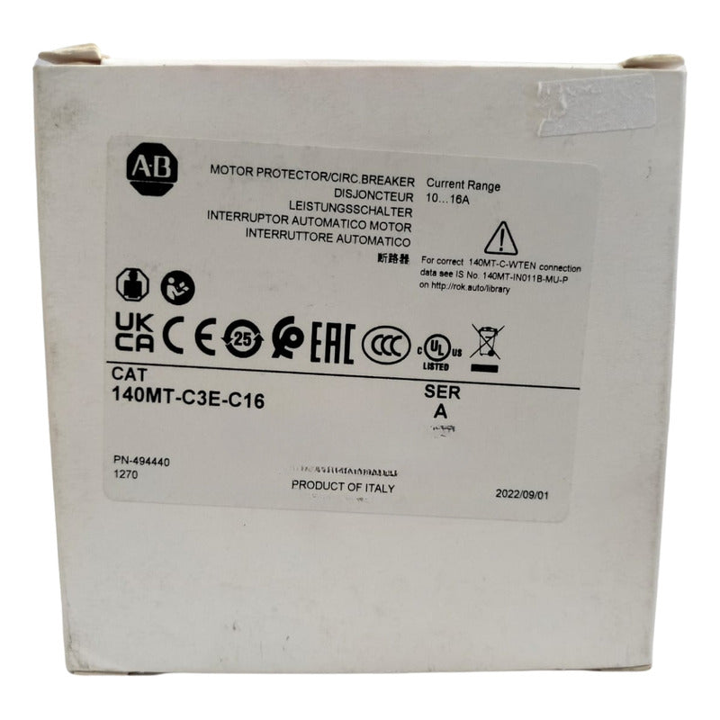 Allen-bradley 140mt-c3e-c15. 10-16a