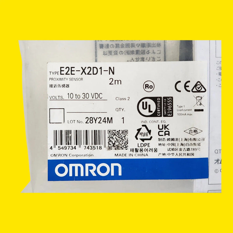 Omron E2e-x2d1-n Sensor Proximidad Inductivo Dc