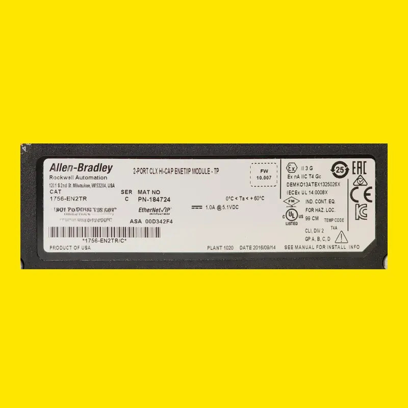 Allen-bradley 1756-en2tr Módulo Comunicación Ethernet/ip