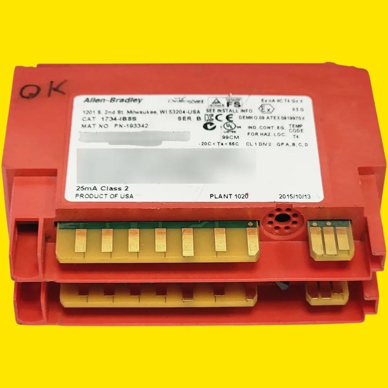 Allen-bradley 1734-ib8s Módulo De Entrada De Seguridad
