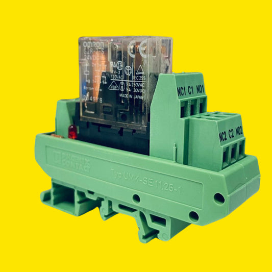 Phoenix Contact Umk-se 11,25-1 Con Rele Omron G2r-2-s 24vdc