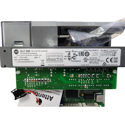 Allen-bradley 1747-l532 Processor Slc 500