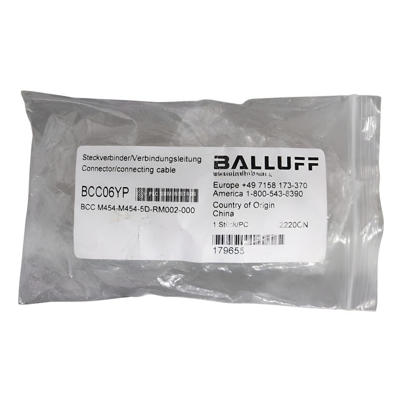 Balluff Bcc06yp Bcc M454-m454-5d-rm002-000 Connecting