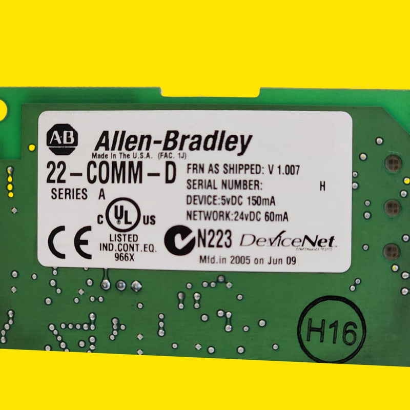 Módulo Devicenet Allen-bradley 22-comm-d Powerflex