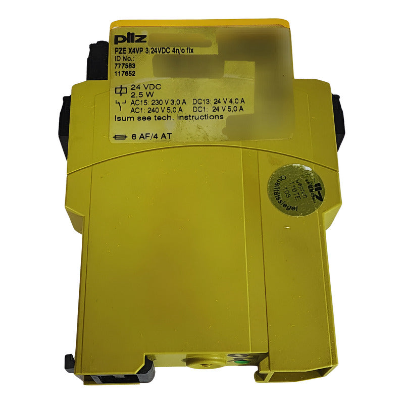 Pilz Pze X4vp 3/24vdc 4n/o Flx 777583 Rele De Seguridad