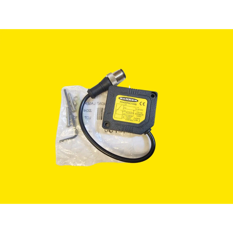 Banner, Pd45vp6c100q, 46289, Sensor Láser Convergente Fotoe
