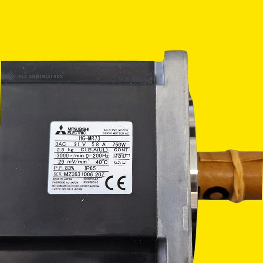 Mitsubishi 3ac 91 V 5.8a 750w 300r/min Hg-mr73