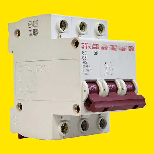 Steck Sd-63c06 Interruptor Termomagnético Tripolar