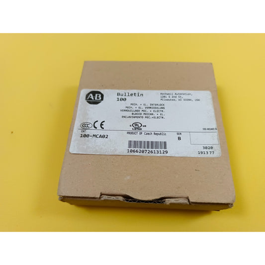 Allen-bradley 100-mca02 Enclavamiento Doble
