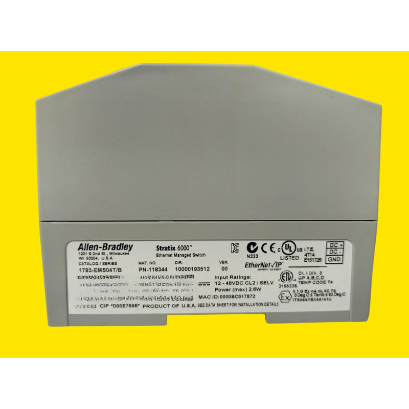 Switch Gestionado Allen-bradley 1783-ems04t