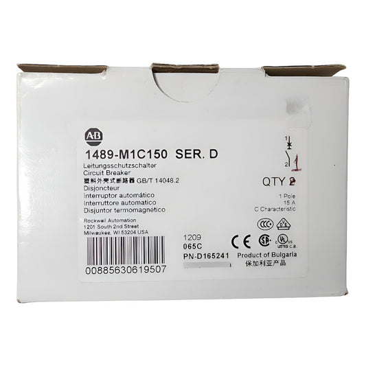 Allen-bradley 1489-m1c150  Mini Interruptor Termomagnético