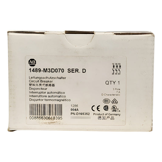 Allen-bradley 1489-m3d070 Interruptor Termomagnetico