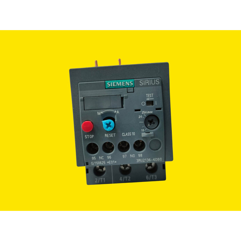 Siemens 3ru2136-4db0 Relevador Bimetalico 18-25 Amperes S2