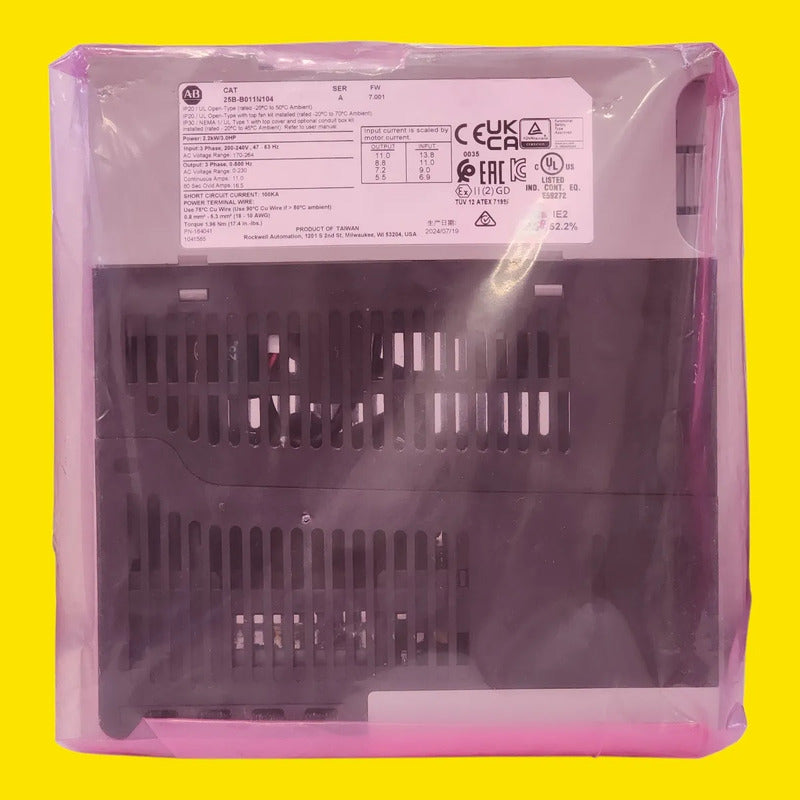 Variador Frecuencia Allen Bradley 25b-b011n104 3hp 220v