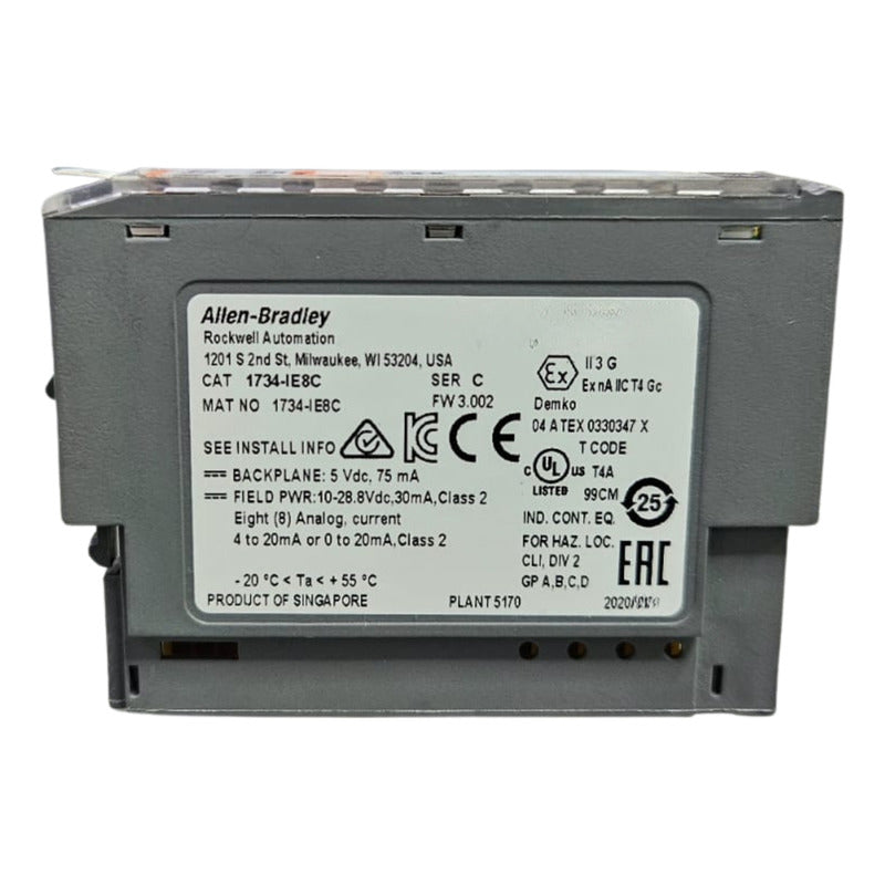 Allen-bradley 1734-ie8c I/o 8 Point Analogic.