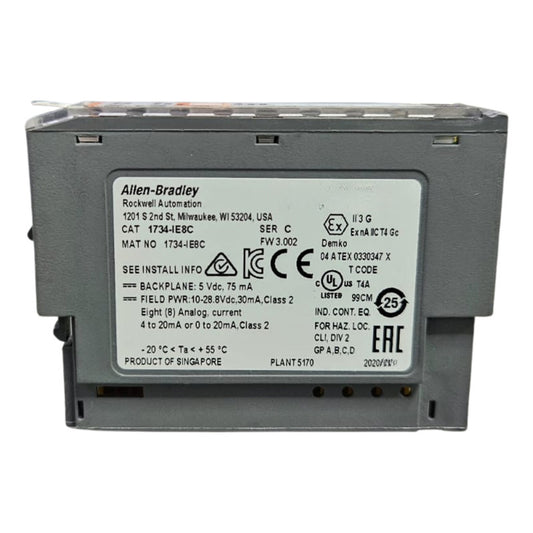 Allen-bradley 1734-ie8c I/o 8 Point Analogic.