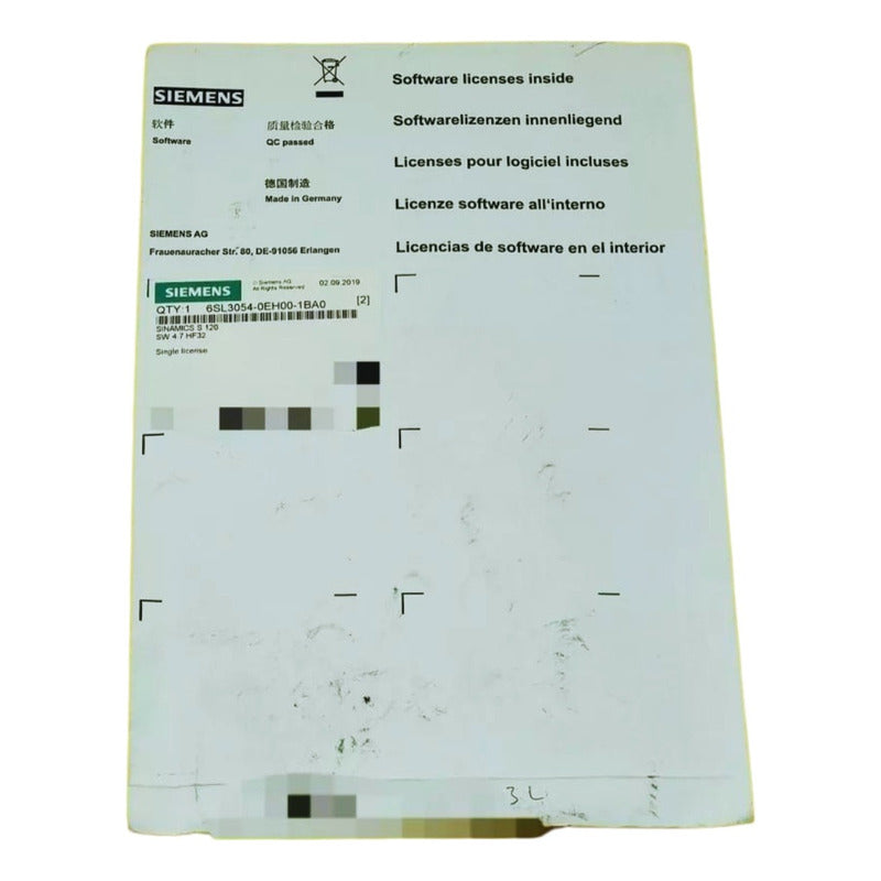 Siemens Ags120 Tarjeta Compactflash 6sl3054-0eh00-1ba0