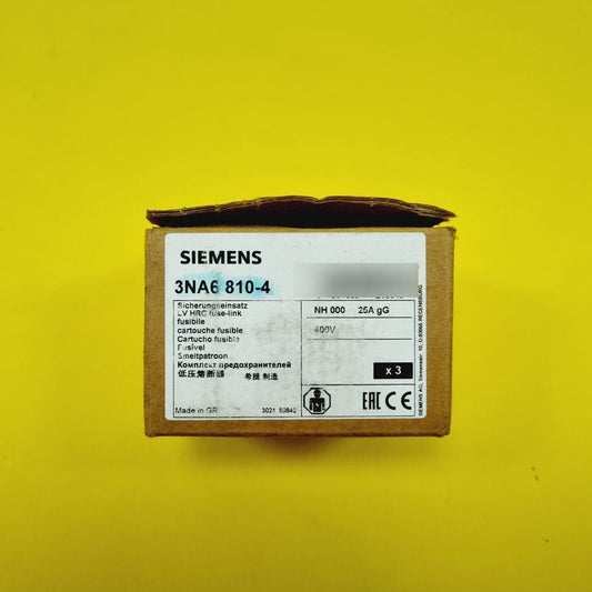 Siemens 3na6 810-4 Fuse Cartridge