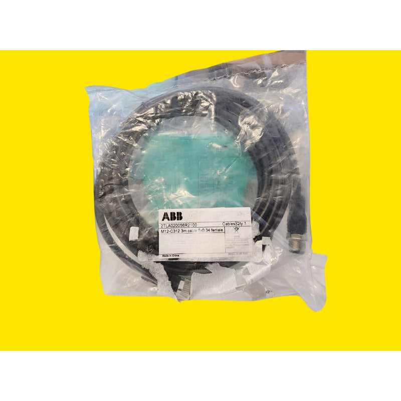 Abb 2tla020056r2100 Cable Conector Macho Y Hembra