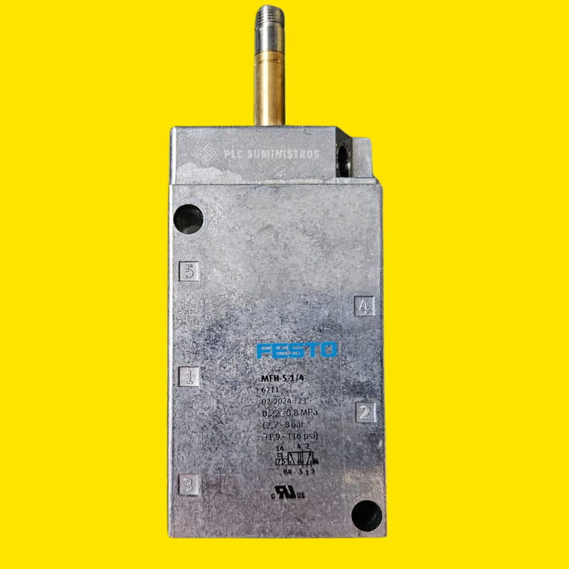 Festo Electrovalvula 5/2 Vías Marca Festo Mfh-5-1/4