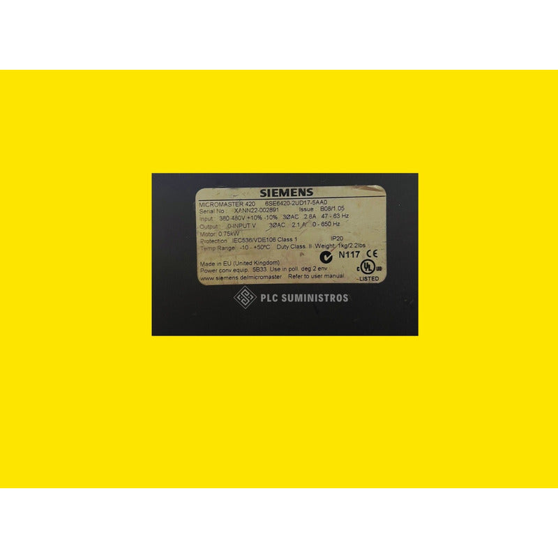 Siemens 6se6420-2ud17-5aa0