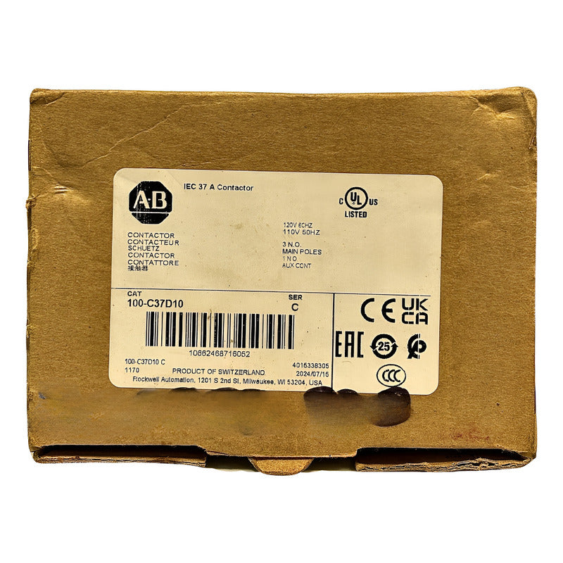 Allen-bradley 100-c37d10 Contactor