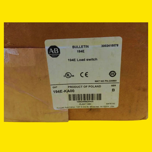 Allen-bradley 194e-ka00 Interruptor