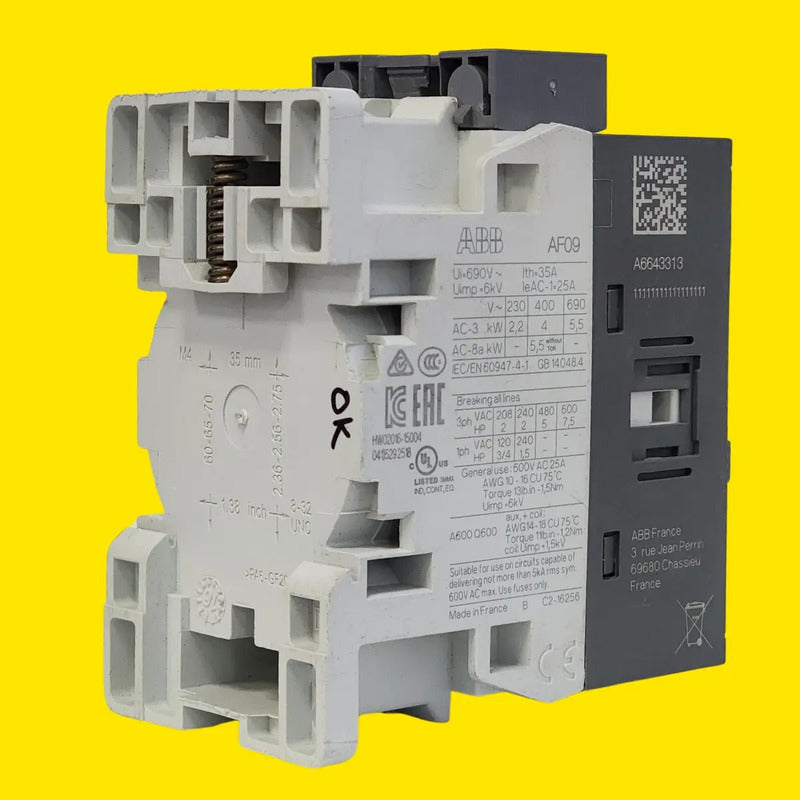 Contactor Tripolar Abb Af09-30-10-13 (1sbl137001r1310) 690v