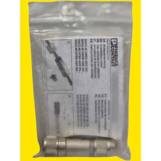 Phoenix Contact Sacc-m12fsd-4q Sh Conector M12 1553611 Negro