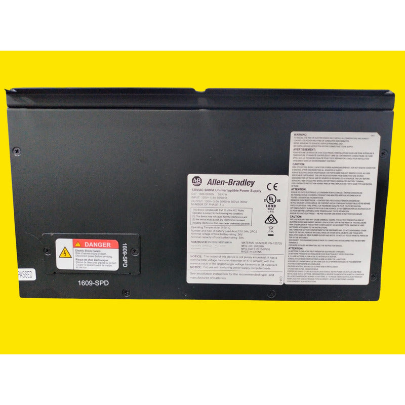 Allen-bradley 1609-b600n Fuente Ininterrumpida De Poder