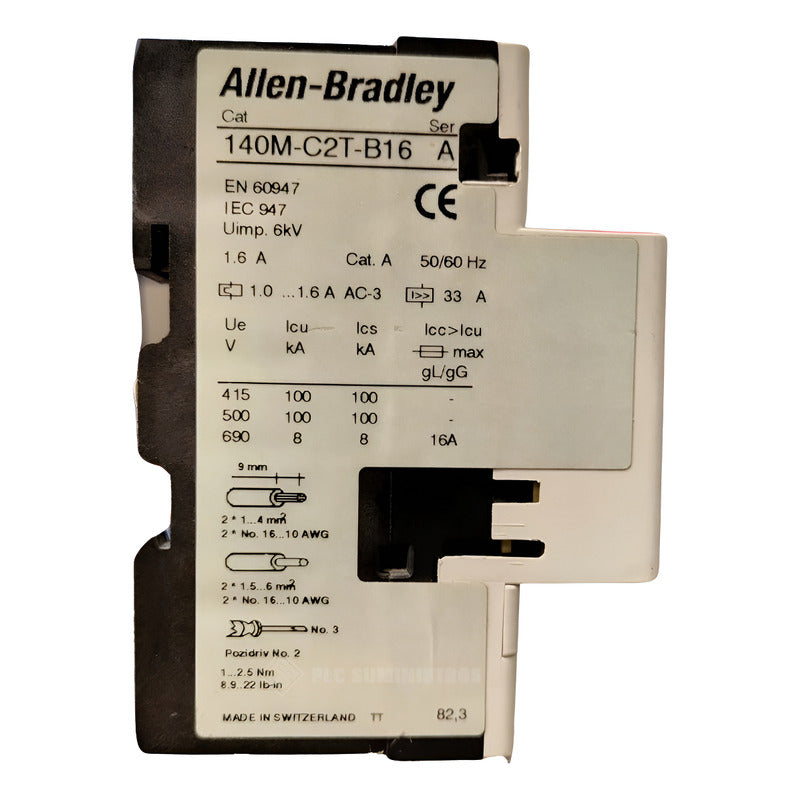 Allen-bradley 140m-c2t-b16 Guarda Motor 50hz-60hz