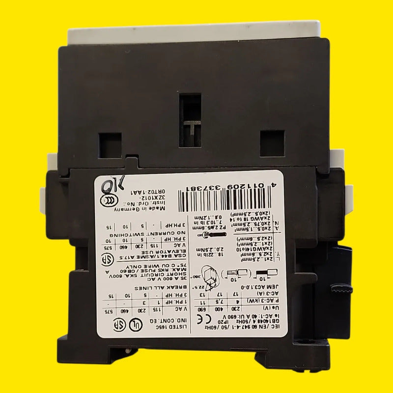 Siemens Contactor 3rt1025-1ac20 Bobina 24v